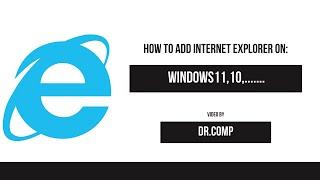 how to install INTERNET EXPLORER in windows 11 [with chrome extension]