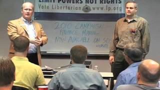 Libertarian Candidate Training Seminar, part 15: Todd Singer, part 2