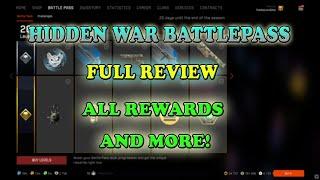 WARFACE - HIDDEN WAR BATTLEPASS - FULL REVIEW - REWARDS AND MORE!