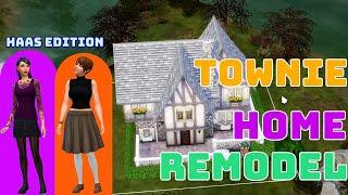 TOWNIE HOME REMODEL IN TS4 #ts4 #ts4build #thesims4