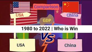 Usa Vs China : GDP Comparison | 1980 To 2022