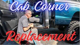 Dodge Dakota cab corner and rocker replacement