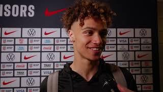 Kevin Paredes | POST-MATCH MIXED ZONE | USMNT vs. Trinidad & Tobago | November 16, 2023