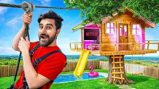 24 Hours On Secret Tree House - ₹100000 Challenges 