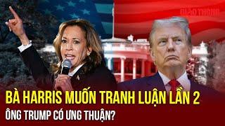 Bầu cử Tổng thống Mỹ 2024: Vì sao bà Harris khao khát tranh luận lần 2 với ông Trump? | BGT