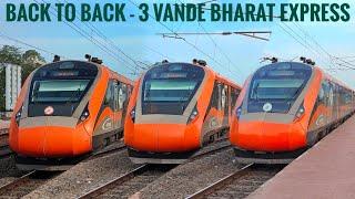  High Speed Vande Bharat Express Crossings | Vishakhapatnam | Train Videos | Indian Railways