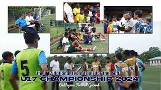 The U17 National Team Trials for the  Saff  U17 Championship 2024 Baddegana Football Ground