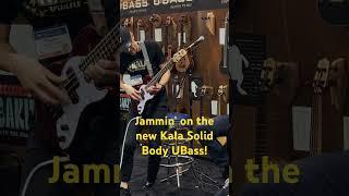 The New Kala Solid Body UBass! NAMM JAM 1 with @SpicyUke @kalabrandmusic #ubass #kala