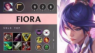 Fiora Top vs Gangplank - KR Master Patch 25.05