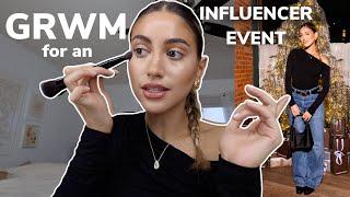 GRWM FOR AN INFLUENCER EVENT *while we chit chat*