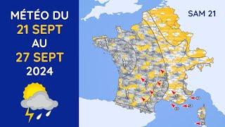 Météo du Samedi 21 au Vendredi 27 Septembre 2024