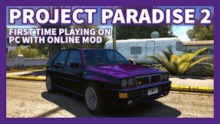 First Time Playing Test Drive Unlimited 2 on PC with Project Paradise Online Mod & Unofficial Patch!