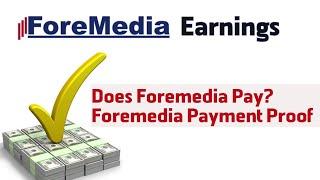 Foremedia Payment Proof - Foremedia.net Review - Foremedia ads Review