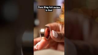 Ōura ring 4 review is up! I love my smart ring! #ouraring #healthband #wellnessdevice