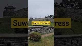 Suwon Hwaseong Fortress, starting point 🫡 #bestplacestovisit #travelalone #visitkorea #korea #wall