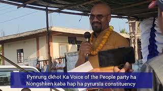 Na ktem jong Ka NPP pyniasoh ki samla ha Nongshken kaba hap ha pynursla constituency sha Ka VPP