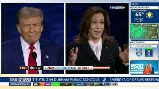 Topic #1 is Economy: Presidential Debate between Donald Trump & Kamala Harris