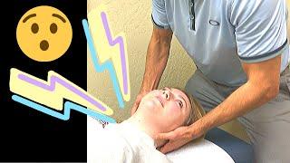 LOUD *Neck Crack* Chiropractic Adjustment Solves 95% of Neck Pain!!!