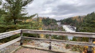 Visit to Onaping Falls, A.Y. Jackson Lookout Sudbury Ontario 4k Video