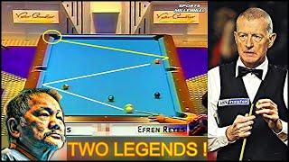 When Efren "BATA" Reyes meet the SNOOKER Legend Steve Davis