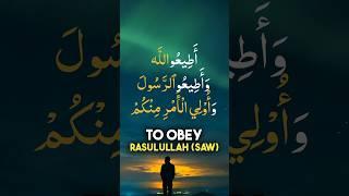 Obedience Vs. Worshipness #prophetmuhammad (saw)
