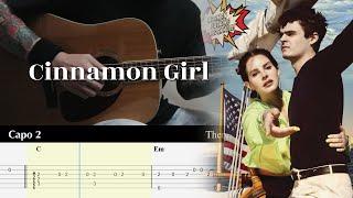 Cinnamon Girl - Lana Del Rey - Fingerstyle Guitar TAB Chords