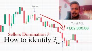  Live Trading : How To Sell On Today"s Market ? Seller Domination ?