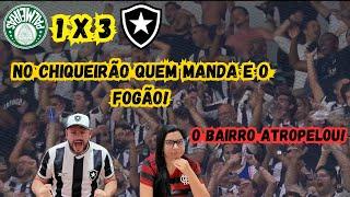 React de Palmeiras 1x3 Botafogo, Fogão atropela os porco no Chiqueirão arena e volta a liderança.