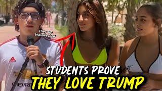 BRAINWASHED Students Accidentally Prove They Love Trump And Hate Kamala