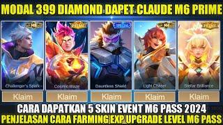 CARA DAPATKAN SKIN CLAUDE M6 & PRIME MODAL 399 DIAMOND! BONUS SKIN SPECIAL, BEATRIX M4 PRIME MLBB