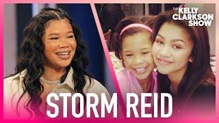 Storm Reid Met 'Euphoria' Co-Star Zendaya At Ben & Jerry's —  See The Throwback Photo!