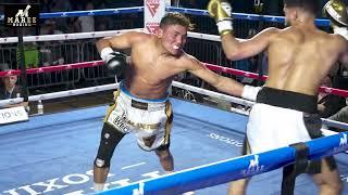 Mohammed Hamza vs Engel Gomez on Maree Boxing show at Oldham leisure Centre 8 June 2024