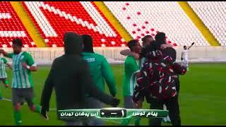خلاصه دیدار پیام توس مشهد و آبی پوشان کوشای تهران