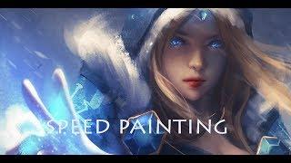 Crystal Maiden - Speedpainting in Photoshop