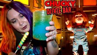 Trying out all the drinks at Chucky's Di(v)e Bar! Horror Nights Hollywood!