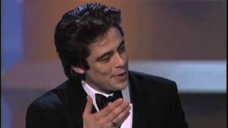 Benicio Del Toro winning Best Supporting Actor