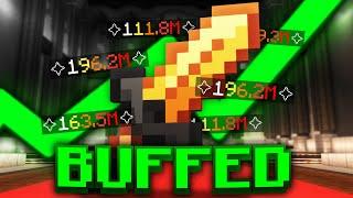 THIS ONE CHANGE MADE THIS SWORD OVERPOWERED! (Hypixel Skyblock IRONMAN)