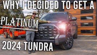 MY NEW TRUCK - 2024 Toyota Tundra Build Plans, What I LOVE, And Why A PLATINUM