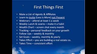 EXP Realty Wealth Chart Training By Rob Flick - Original Wealth Chart Training for eXp Revenue Share