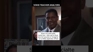 Voice teacher talks about WHITNEY HOUSTON singing WHO WOULD IMAGINE A KING #whitneyhouston