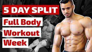 Full Workout Week for a Perfect Physique - 5 Day Split with Top Trainer Justin