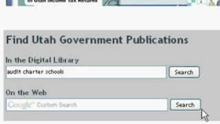 A Digital Library of Utah State Government Publications : Advanced Search Techniques