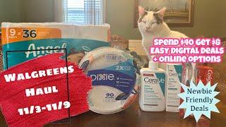 WALGREENS HAUL 11/3-11/9 | NEWBIE FRIENDLY DEALS + POSSIBLE MM PICK UP ORDER!