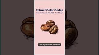 How to Extract Color Codes from Swatches in Illustrator #adobeillustrator #colorconcept