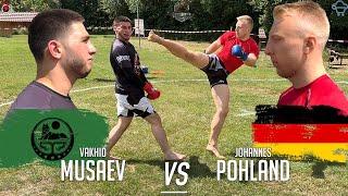 Chechen Grappler vs German Kickboxer | Streetfight | FCL