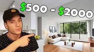 What You Get For RENT in VANCOUVER ($500 - $2000) Rental Properties 2021