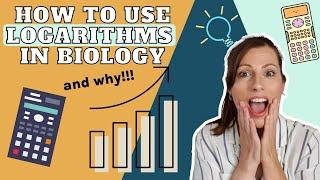 A Level biology using LOGARITHMS - How to calculate log and when to use it.  Math Skills in Biology