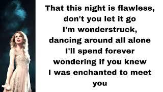 Taylor Swift - Enchanted (lyrics)