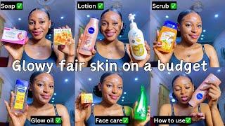 *Head to toe* skincare routine for a radiant glowing fair skin | skincare routine for fair skin