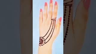 Simple Stylish back hand Mehndi designs / Mehndi dezign  #shorts